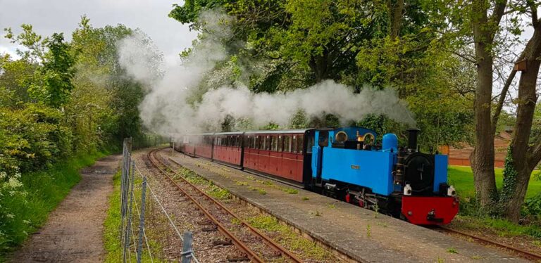 Stream train on the Bure Valley Railway