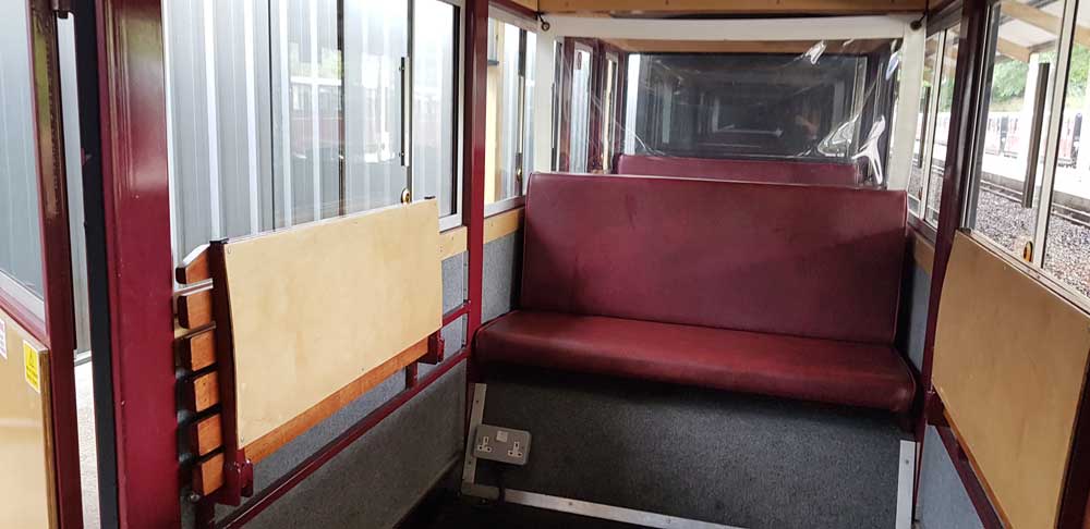 Bure Valley railway Saloon coach, where bikes can be carried